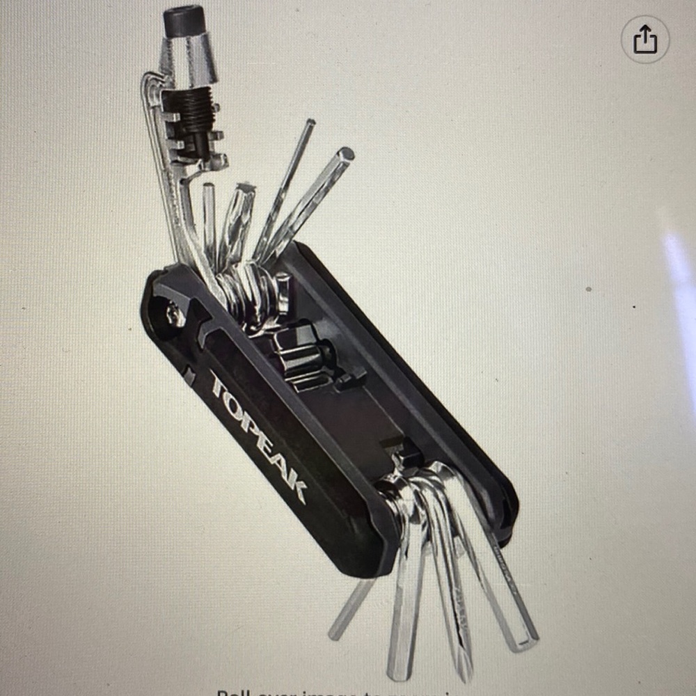 Topeak Tp Hexus X Emergency Camping Survival Multi Tool